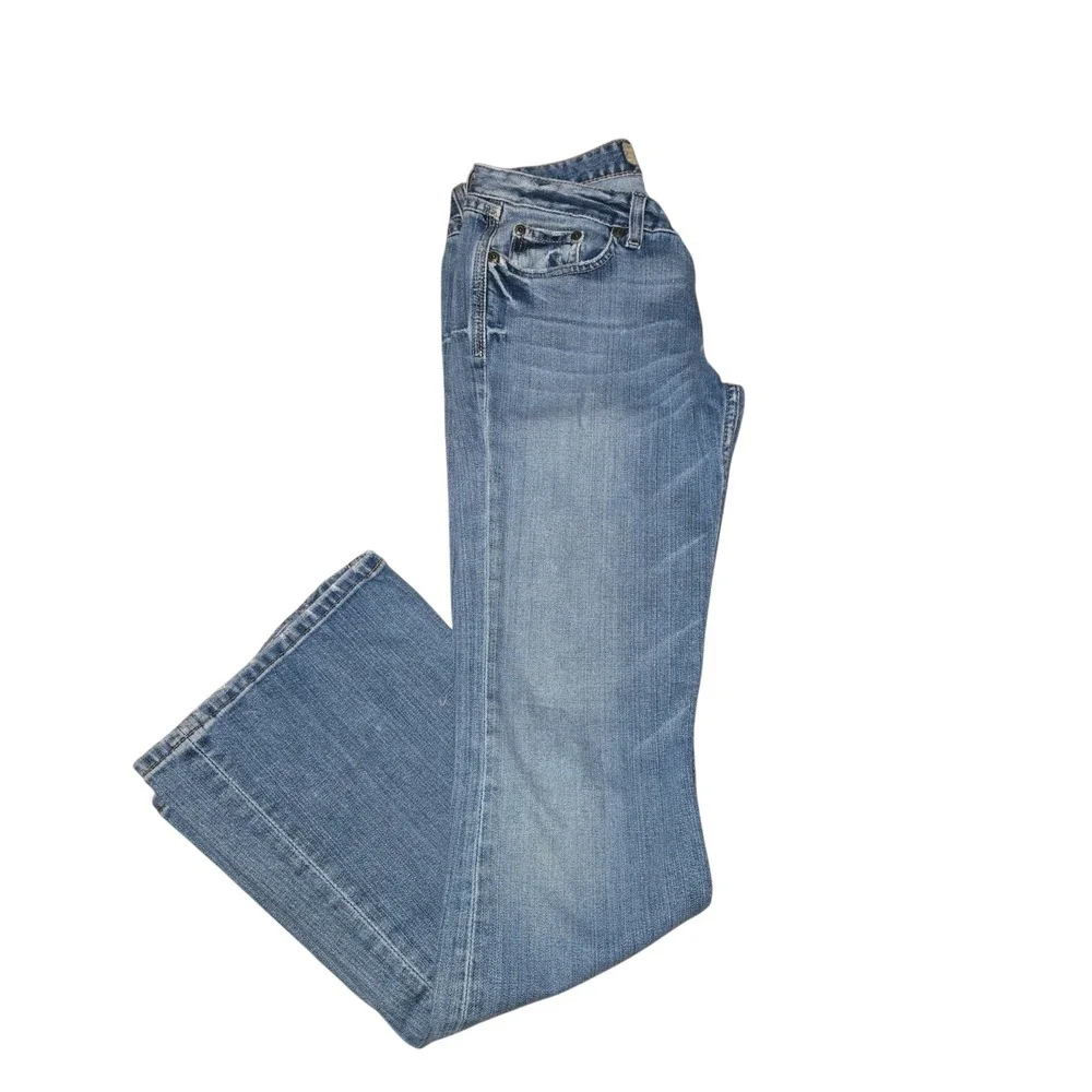 BKE Star 20 Stretch Jeans Womens 29 Blue Bootcut Low Rise Denim BKL2558L